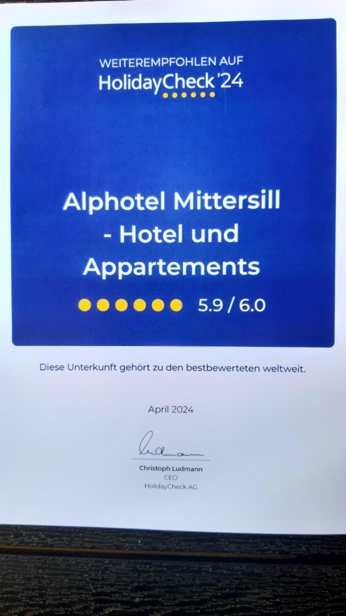 Alphotel Mittersill # Inklusive Sommercard # Exteriér fotografie